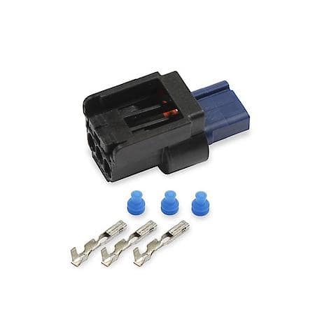 Apex 1.2, 3-Cavity Female Connector - Black Housing