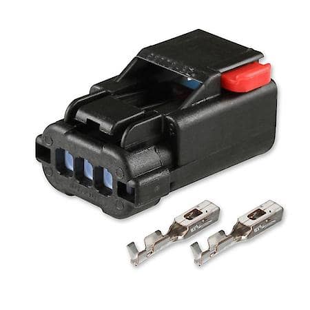 Apex 2.8, 3-Cavity Female Connector - Black Housing