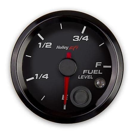 2-1/16" Fuel Level Gauge, Programmable, Black