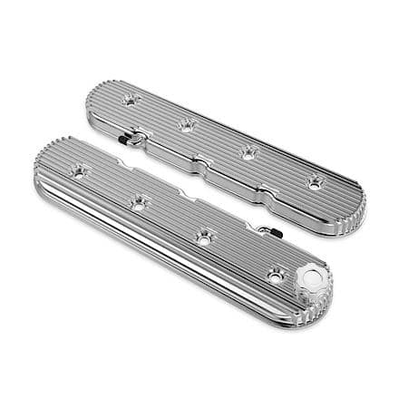 LS Valve Covers - Vintage Finned - Polished