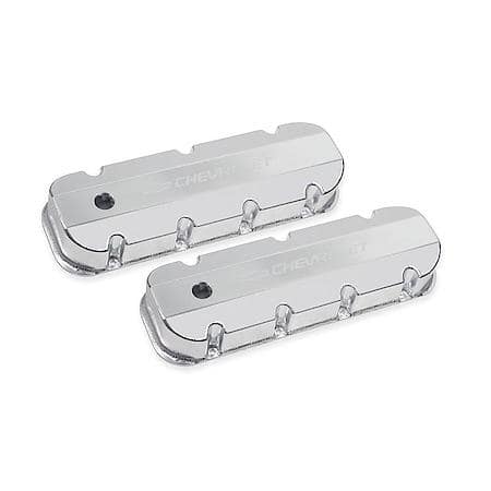 GM Big Block Fabricated Aluminum Valve Cover - Silver
