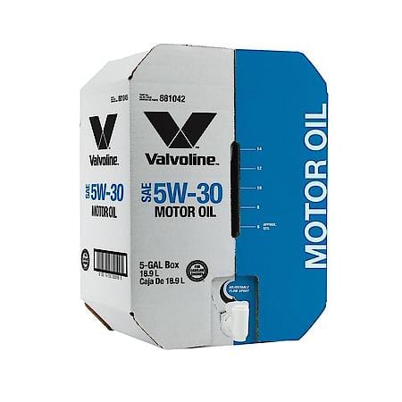 5W-30 Conventional Motor Oil, Helps Prevent Deposit Formation, 5 Gallon Box