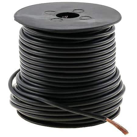 GPT Primary Wire, PVC Insulation, Black, 12 Ga (Sold by foot)