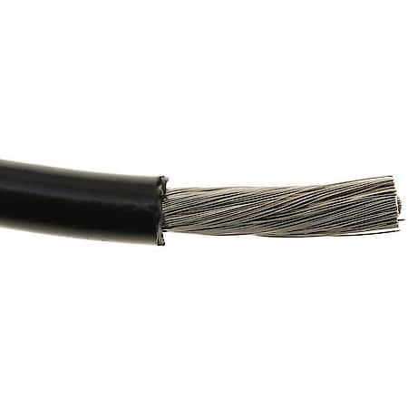 4 Gauge Tinned Marine Black Battery Cable (Sold by foot)