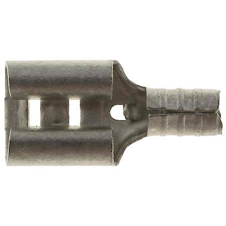 16 To 14 Gauge .250 Crimp Solderless Non Insulated Female Spade / Disconnect Terminal (Sold by each)