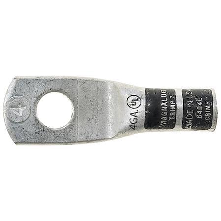 4 Gauge 5/16" Crimp Heavy Wall Lug (Sold by each)