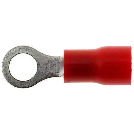 22 To 18 Gauge No. 8 PVC Crimp Solderless Red Ring Terminal (Sold by each)
