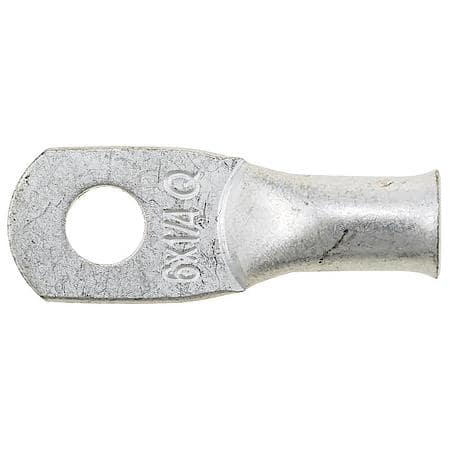 6 Gauge 1/4" Crimp Standard Wall Lug (Sold by each)