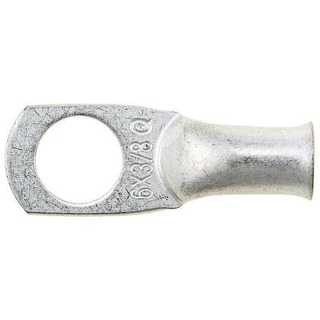 6 Gauge 3/8" Crimp Standard Wall Lug (Sold by each)