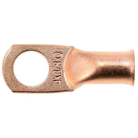 4 Gauge 5/16" Crimp or Solder Copper Lug (Sold by each)