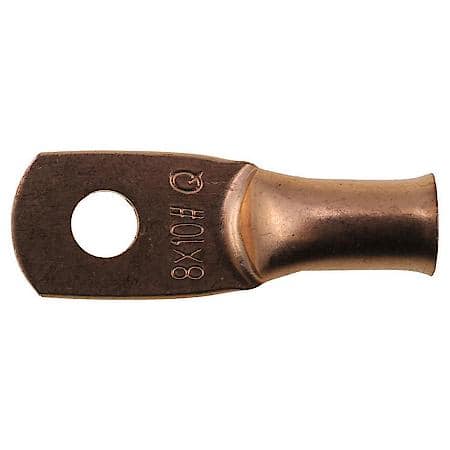 8 Gauge No. 10 Crimp Or Solder Copper Lug (Sold by each)