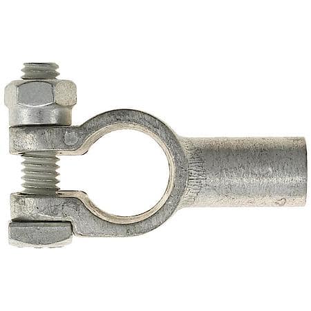1 Gauge Crimp or Solder Straight Positive Top Post Battery Terminal (Sold by each)