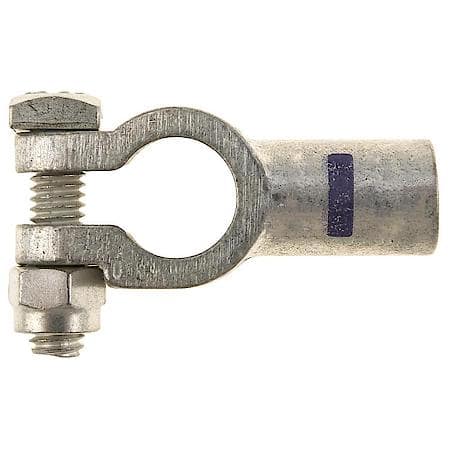 3/0 (000) Gauge Pre Loaded Solder Straight Negative Top Post Battery Terminal (Sold by each)