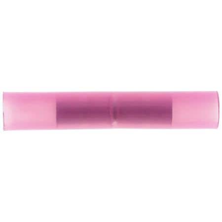 22 To 18 Gauge Nylon Double Crimp Solderless Red Butt Connector (Sold by each)
