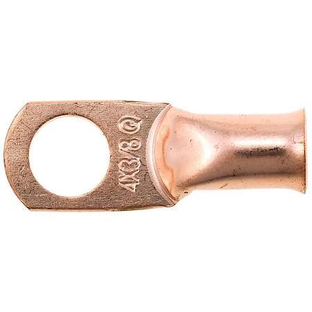 4 Gauge 3/8" Crimp or Solder Copper Lug (Sold by each)