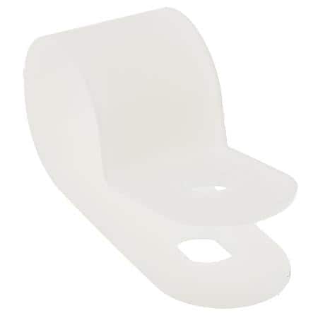 1/2" Diameter X 3/8" Wide Natural Nylon Cable Clamp (Sold by each)