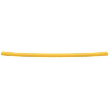 14 ga. - 10 ga. 3/16" x 6" Yellow 2:1 Shrink Ratio Heat Shrink Tubing without Sealant (Sold by each)