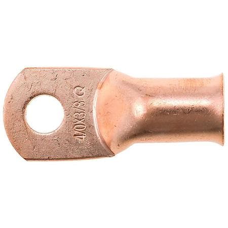 4/0 (0000) Gauge 3/8" Crimp or Solder Copper Lug (Sold by each)
