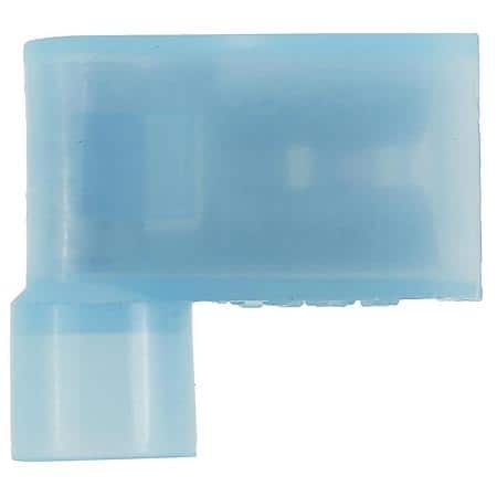 16 To 14 Gauge .250 Nylon Crimp Solderless Blue Flag Terminal (Sold by each)