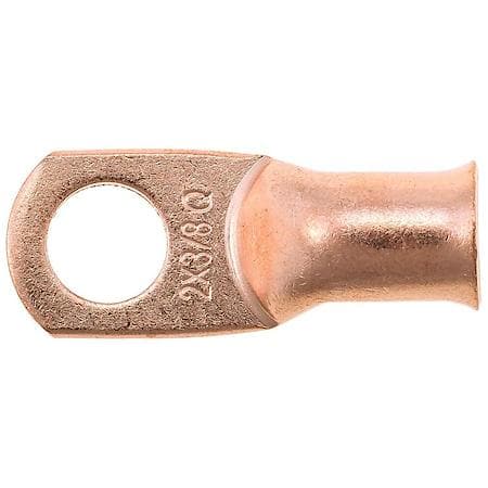 2 Gauge 3/8" Crimp or Solder Copper Lug (Sold by each)