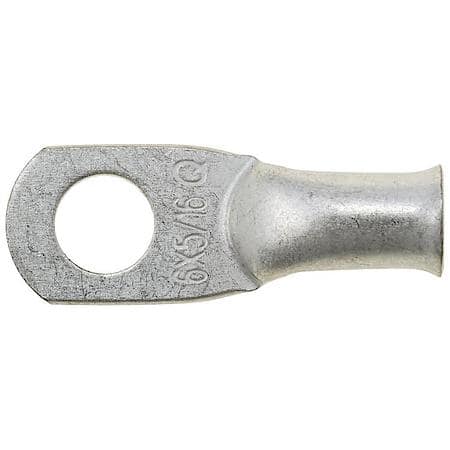 6 Gauge 5/16" Crimp Standard Wall Lug (Sold by each)
