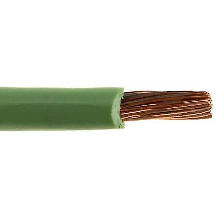 10 Gauge GPT PVC Insulation Green Primary Wire (Sold by foot)