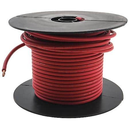 10 Gauge SXL Cross Linked Polyethylene Insulation Red Primary Wire (Sold by foot)