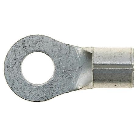 12 To 10 Gauge No. 8 Crimp Solderless Non Insulated Ring Terminal (Sold by each)