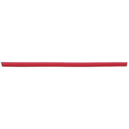 14 ga. - 10 ga. 3/16" x 6" Red 2:1 Shrink Ratio Heat Shrink Tubing without Sealant (Sold by each)