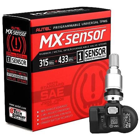 MX-Sensor 1-Sensor with Press-in Metal Valve Stem and Combined Frequency