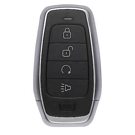 Universal Programmable Smart Key (4-Button: Lock, Unlock, Remote Start, Panic)