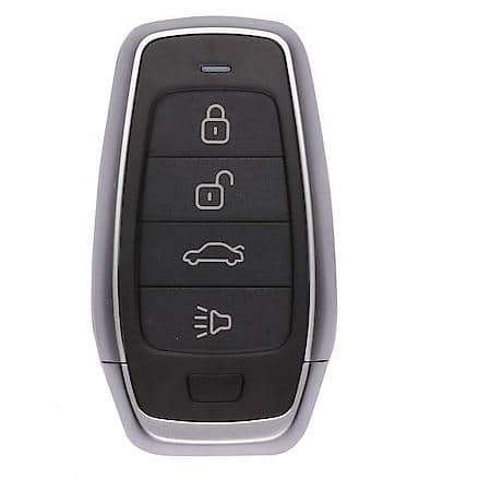 Universal Programmable Smart Key (4-Button: Lock, Unlock, Trunk, Panic)