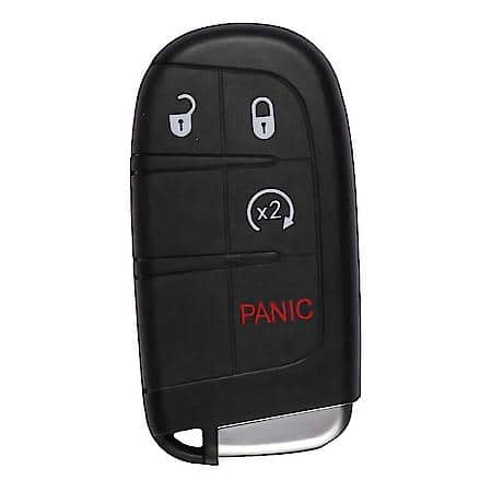 Chrysler/Dodge-Style Programmable Smart Key (4-Button)