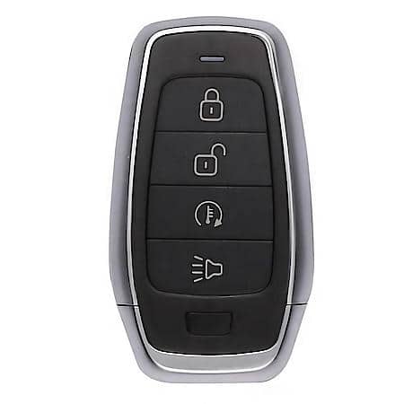 Universal Programmable Smart Key (4-Button: Lock, Unlock, Cabin Temp, Panic)