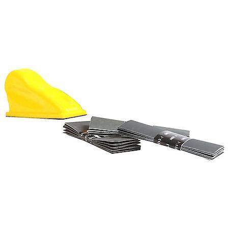 MicroZip Hook and Loop Waterproof Detail Sanding Kit, Assorted Grit, 1+30 Pack