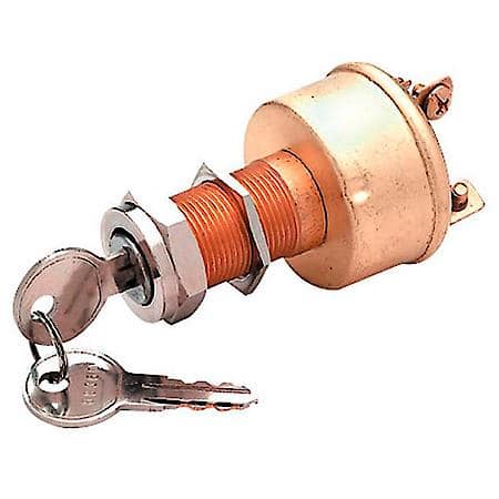 11621 3-Position Heavy Duty Ignition Starter Switch