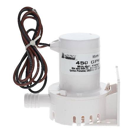 19261 Universal 450 GPH Mini Marine 12V Bilge Pump