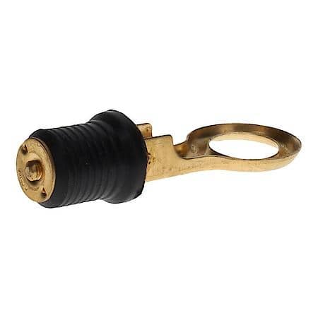 18821 DRAIN PLUG-1  SNAP LOCK-BRASS
