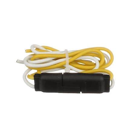 13841 2-Pole Molded Line Connector with 12-Inch Lead for 6V, 12V and 24V