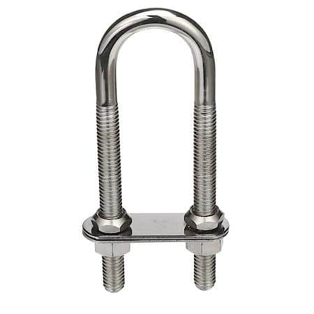 33601 Stainless Steel Bow Eye - 3/8-inch x 3 7/16-inch Thread