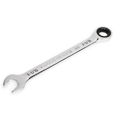 1-1/16" 90-Tooth 12 Point Ratcheting Combination Wrench