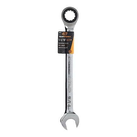1-1/16" 90-Tooth 12 Point Ratcheting Combination Wrench