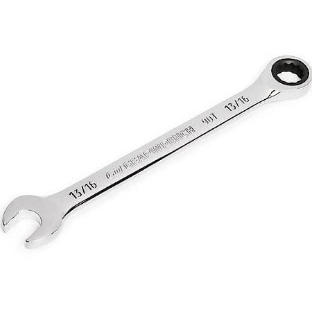 13/16" 90-Tooth 12 Point Ratcheting Combination Wrench
