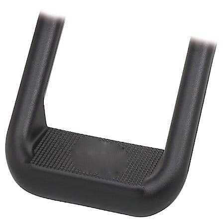 Cab Mount, Direct-Fit, Single, Flat Step, Textured Powder, Matte Black, Aluminum