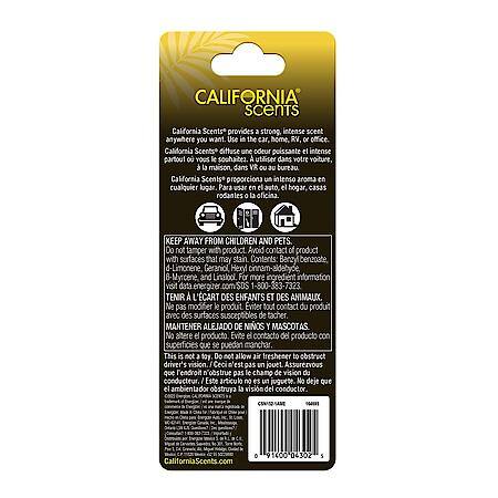 Novelty Hanging Sandal Air Freshener: Tropical Colada Scent, 1 Pack