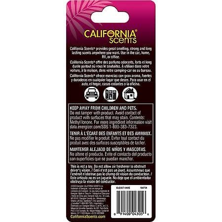 Novelty Hanging Lei Air Freshener: Coronado Cherry Scent, 1 Pack