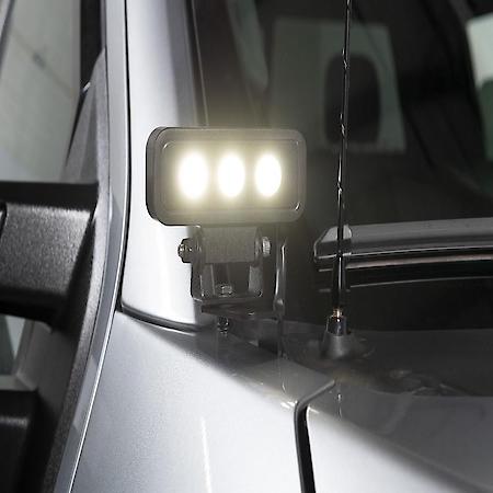 Bolt Mount, Texture Powder Coated, Mounts Two Light, Black, SS, Set Of 2