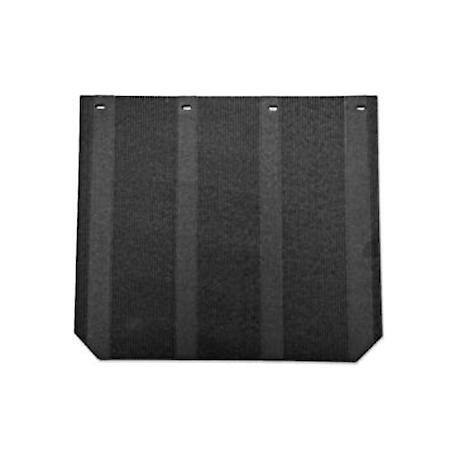 Direct Fit, Set Of 2, Flat, Black, High Density Polyethylene, Mounts With Rivets