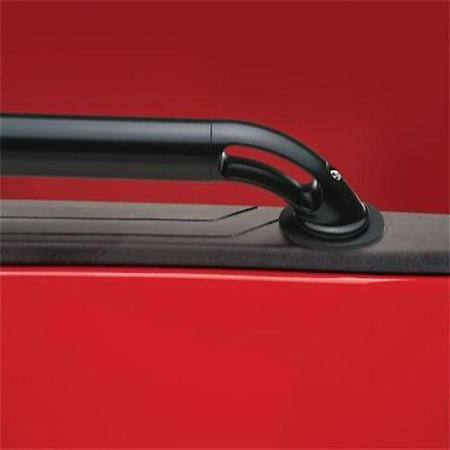 Direct-Fit, Stake Pocket Mount, Powder Coated, Black, Built In Tie Down Anchor