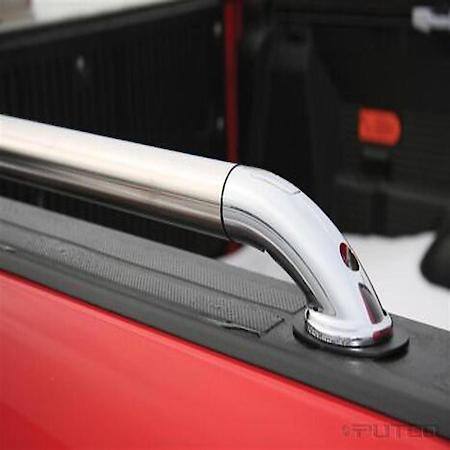 Direct-Fit, Stake Pocket Mount, Polished, Ss, Built In Tie Down Anchor